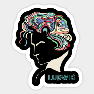 Ludwig Van Beethoven Sticker